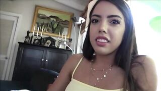 The girl was tempted by her stepbrother and got intimate with him