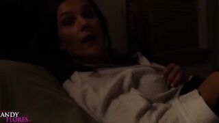 A grateful student is sharing a hotel bed with his teacher in a steamy scene