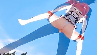 Hentai animation with Flare Arlgrande getting fucked and experiencing something new (POV)