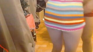 A cute school girl seduced her teacher with her perfect body