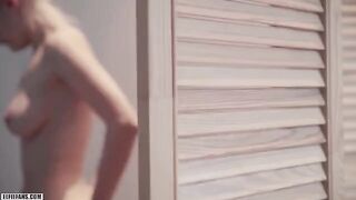 Schoolgirl with big natural tits gets creampied and facialized by horny teacher