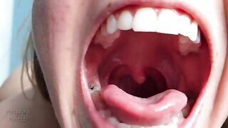 Spit tour of my mouth, an exclusive homemade video