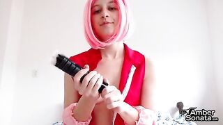 Sakura teaches you how to masturbate with her enchanting voice and captivating charm