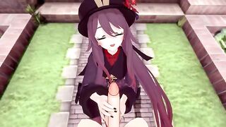 The last rite for Hu Tao, a gangbang awaits her - Genshin Impact