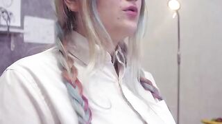 Doctor prescribed sex with a blindfold for lovely dove