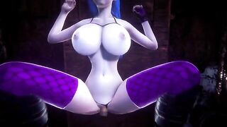POV of you getting fucked by a League of Legends Jinx cosplay