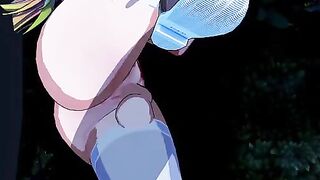 Shura Kirigakure in 3D hentai animation, a must-see for fans!