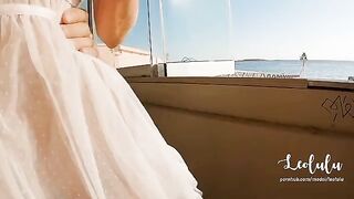 An adventurous couple got fucked on the abandoned beach bar