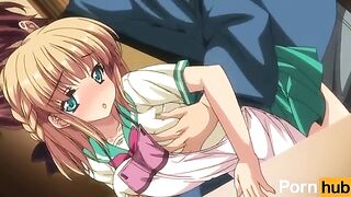 A girl is having fun with her boyfriend in a passionate session