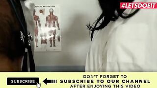 Two young nurses Vienna Black and Kenzie Reeves get fucked by a horny doctor