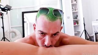 Eat her sweet pussy and fuck her hard with your huge cock, a steamy scene featuring Danika Mori