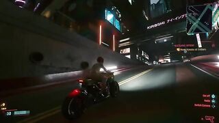 Cyberpunk 2077 Sexy V Nude Mod Showcase, featuring steamy game play
