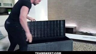 Tiny babe Lana Roy gets her ass gapped by Maximo Garcia