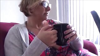 The stepson returns home and his stepmom, Brianna Beach, is thrilled