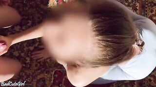 Yoga pants sex with a creamy, wet pussy that swallows cum
