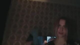 Sexy stepmom got her mouth filled with cum after a wild party
