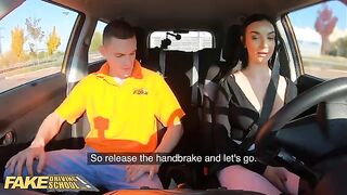 A cheating scandal unfolds at a driving school with a fake instructor and student