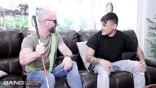 Brunette Latina Vienna Black gets tricked into sex by a blind man