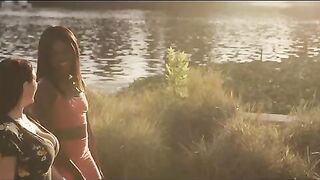 The two main characters in this video are both sexy and smart