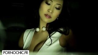 Sex-starved brunette Sharon Lee gets her tight ass gapped in a sensual scene