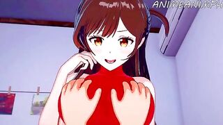 Chizuru Mizuhara is a rent a girlfriend with a special service