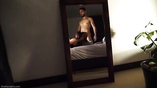 A gorgeous girl gave me a blowjob and came in her mouth and tits