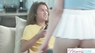 You're going to give your stepsister all of your cum, you pervert