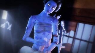 Compilation of Dead by Daylight scenes featuring anime-style characters