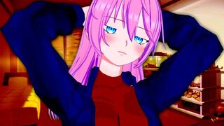 Shikimori Micchon gets her pussy railed from behind in this hot hentai scene