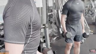 A cheating accident with a personal trainer ends in a creampie
