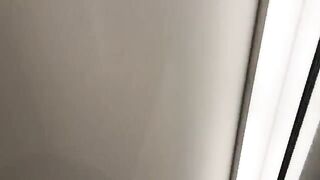 A hot chick is fucking with assistant in the fitting room of a shop