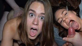 The slutty girl Leria Glow was used hard and deep by a dominant guy