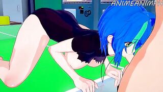 High School DxD Xenovia Quarta's pussy is filled with cum