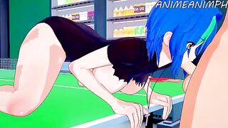 High School DxD Xenovia Quarta's pussy is filled with cum