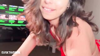The first face-fucking and pussy-pounding experience of young model Reina Rae