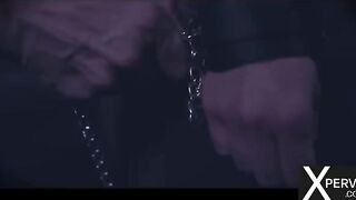 Petite beauties Talia Mint and Little Caprice in a thrilling BDSM threesome scene