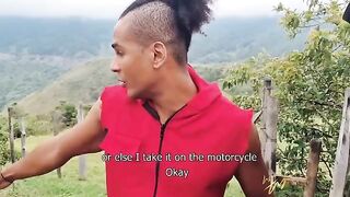 Mariana Martix pays her mechanic with her sweet pussy on the street