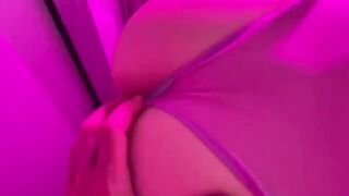 Passionate party sex and dirty Russian talk in the toilet of a night club