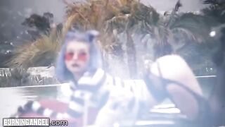Goth Princess Arya Fae gets her tight asshole gapped