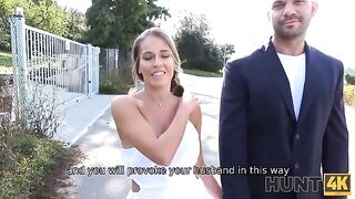 A husband watches as his wife gets fucked by a stranger