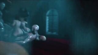 Hentai 3D uncensored Full Moon 2 Gangbang, featuring intense double penetration action with Sakura, is a must-watch