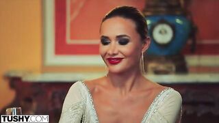 Stunning Venera gets her ass gapped in a sensual TUSHY scene