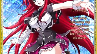 Rias greets her new servant - a spicy hentai JOI scenario