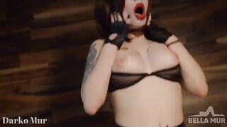 Babe Mad Moxxi fucked by a guy with an enormous cock in a hardcore scene