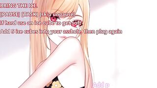 A hot futanari girl gave me a reward for my hard work, A femdom JOI scene