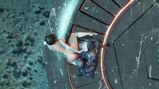 Hot 3D hentai animation with uncut sex and Angelita’s incredible skills