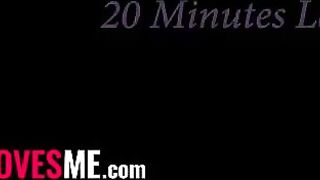 Petite woman Vixen surprised her stepbrother with a blowjob for his birthday