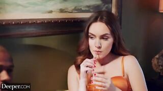 A hot woman named Freya is able to get her man’s full attention in a steamy scene