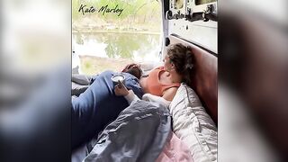 Camping fun for a lovely slut Kate Marley