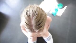Fit sweetie Scarlet Chase gets fucked in gym pants